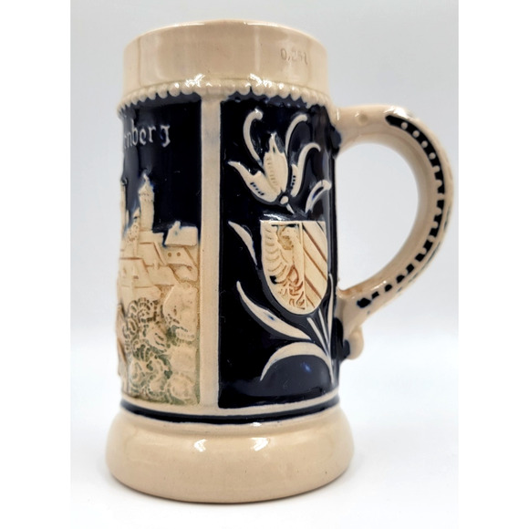Westerwald German Nurnberg Half Litre 5" Stein Mug West Germany Stoneware - Picture 3 of 8